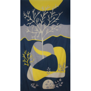 Foulard Coton Bio Luna Marine