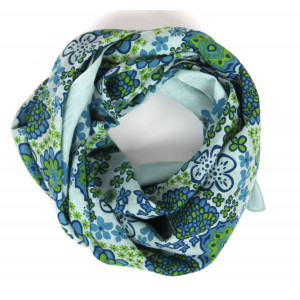 Carré Coton Hawai Vert Green