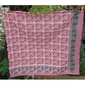 Carre Coton Bio Diego Rose