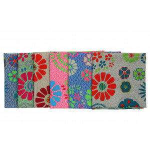 Carré Coton Seigaiha Beige