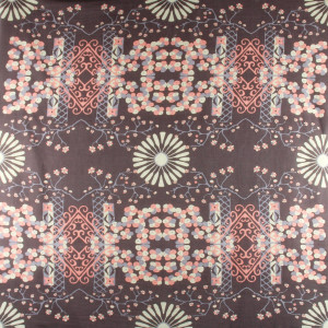 Carré Coton Mariko Marron Brown