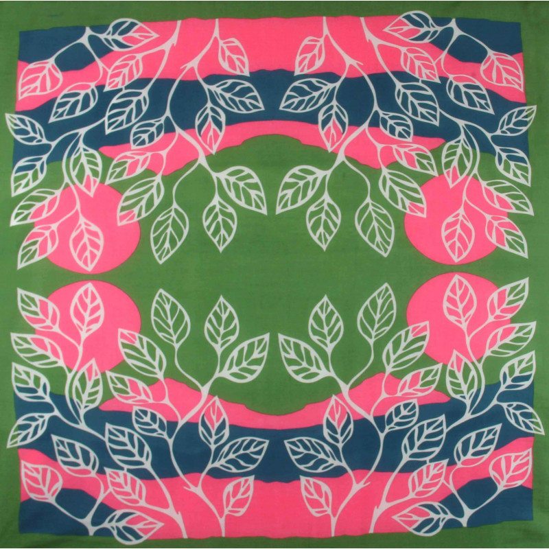 Carré Coton Palenque Marine Navy