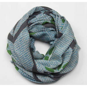 Echarpe Jasmin Bleu Blue