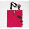 Cabas en coton upcycling Sycomore Fuchsia