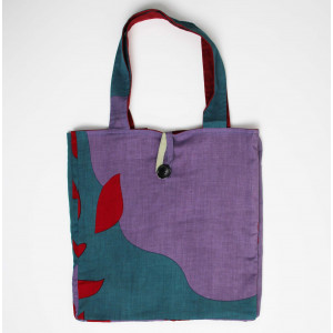 Cabas en coton upcycling Sycomore Gris