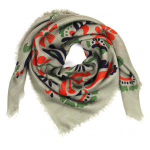 Wool Square Tatiana Brique