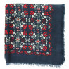 Wool Square Agata Marine