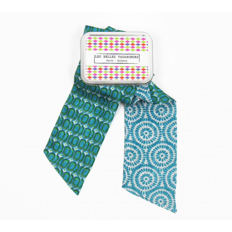 Bandeau Peony Turquoise