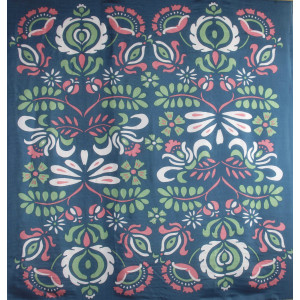 Carré Soie Helena Marine