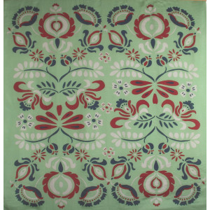 Carré Soie Helena Kaki