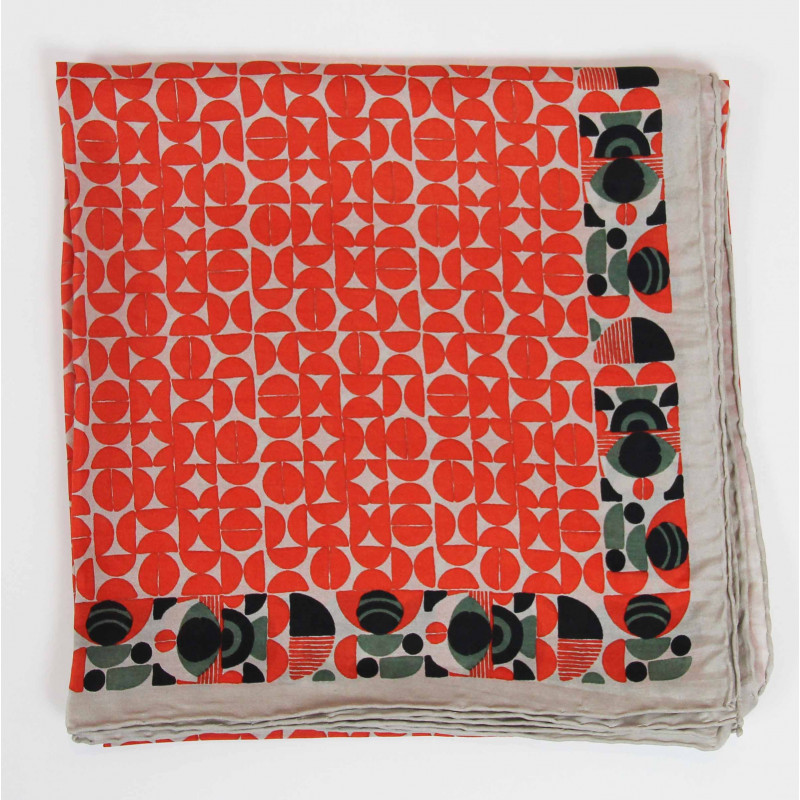 Carré Soie Performance Orange