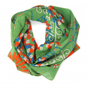 Carré Coton Mariko Kaki