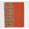 Foulard Coton Bio Kohana Fuchsia Orange