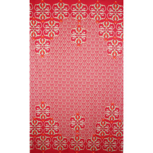 Foulard Coton Bio Medicis Rouge Red