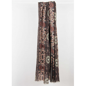 Foulard Coton Bio Ryoko Marron