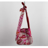 Sac Bobby en Soie Soleil Levant Rose
