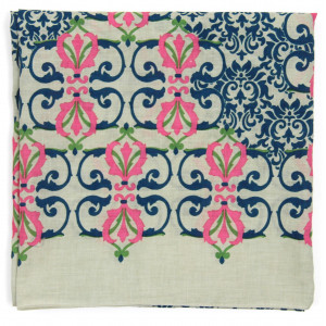 Carré Coton Palazzo Pitti Bleu