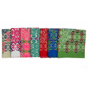 Carré Coton Palazzo Pitti Bleu