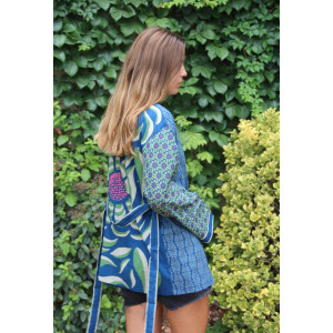 Kimono Sunflower Marine Navy