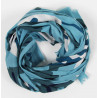foulard Coton Bio Equateur Bleu
