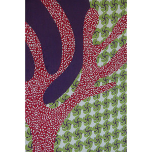 Foulard Coton Bio Baobab Vert Green