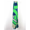 Foulard Coton Bio Cosmopolis Vert