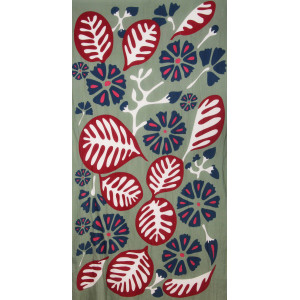 foulard Coton Bio Equateur Kaki