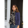 XL Wool Scarf Sulipa Black Noir