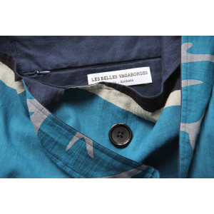 Upcycling Bag Luna Bleu Blue