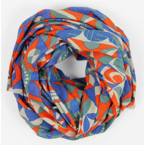 Foulard Coton Bio Bergen Orange