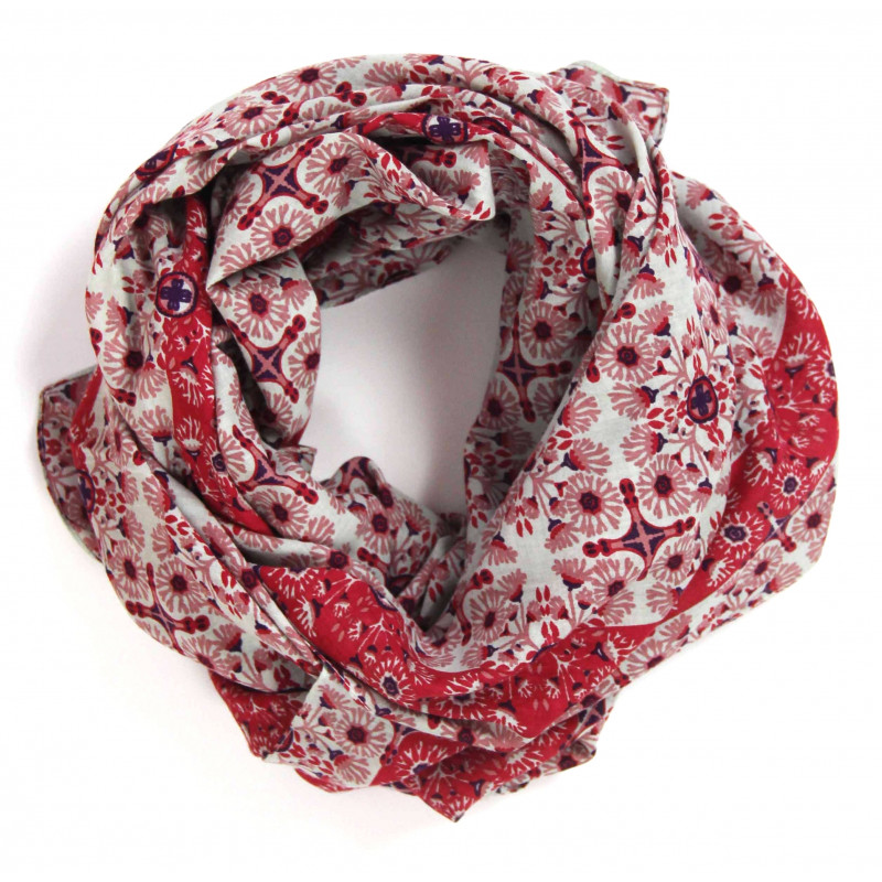 Carré Coton Tanger Rose Pink