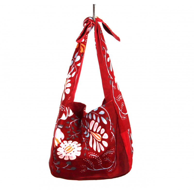 Upcycling Silk Bag Bobby Marushka Rouge