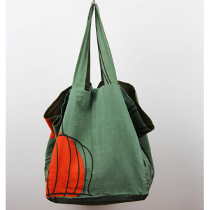 Upcycling Bag Mekong Kaki