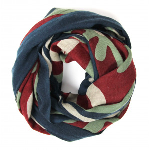 XL Wool Scarf Kamala Bordeaux