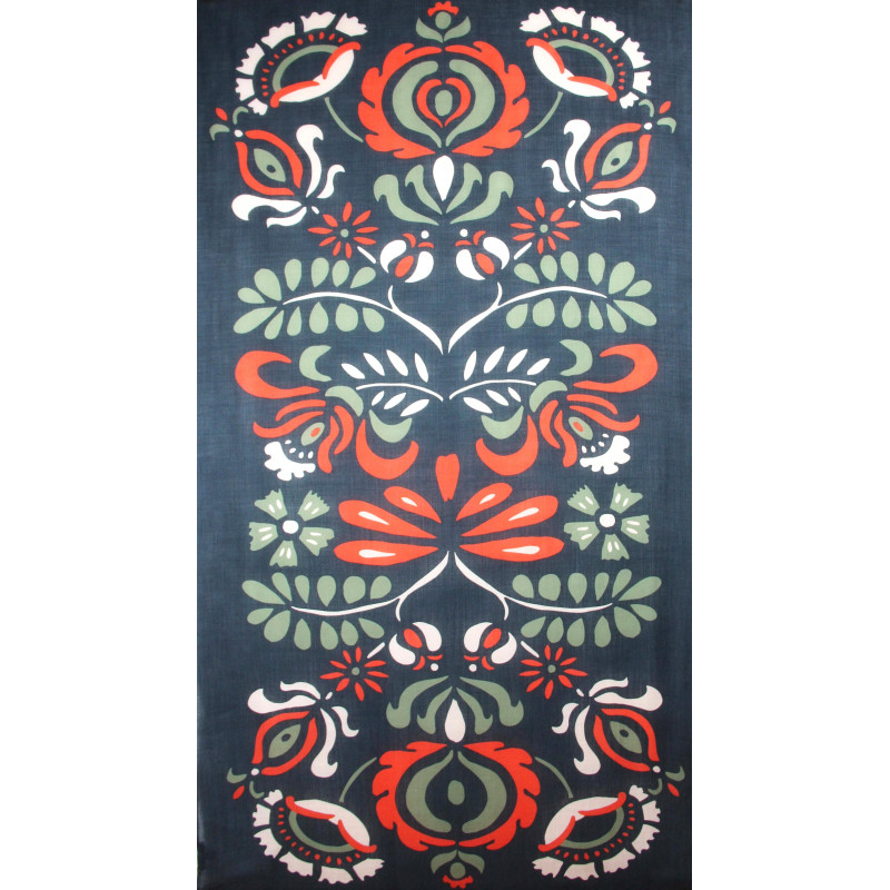 XL Wool Scarf Aliona Orange