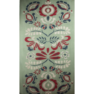 XL Wool Scarf Aliona Kaki