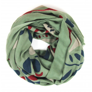 XL Wool Scarf Aliona Kaki