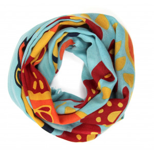 Wool Scarf Goya Turquoise