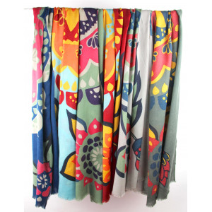 Wool Scarf Goya Turquoise