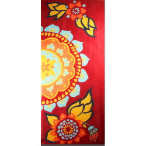 Wool Scarf Goya Rouge Red