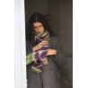 XL Wool Scarf Sulipa Purple Prune