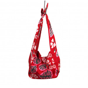 Upcycling Silk Bag Bobby Tahiti Full Rouge Red