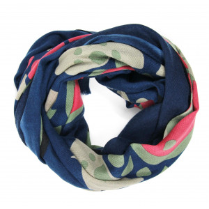 Wool Scarf Goya Marine Navy