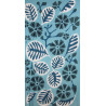 foulard Coton Bio Equateur Bleu