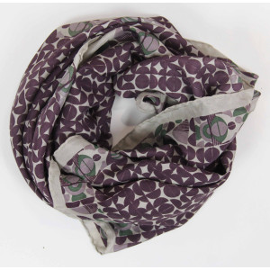 Carré Soie Performance Prune Purple