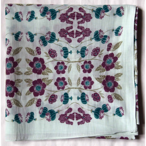 Carré Coton So British Prune