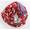 Foulard Coton Bio Baobab Rouge Red