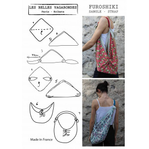 Sangle Furoshiki Bleu