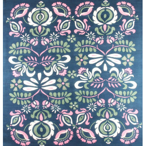 Wool Square Tatiana Marine