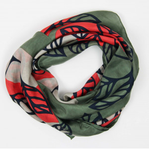 Carré Soie Selva Corail